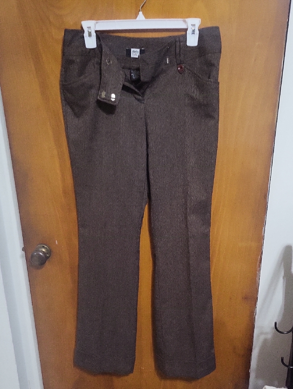 Womens Studio 1940 Brown Dress Pants Size 6